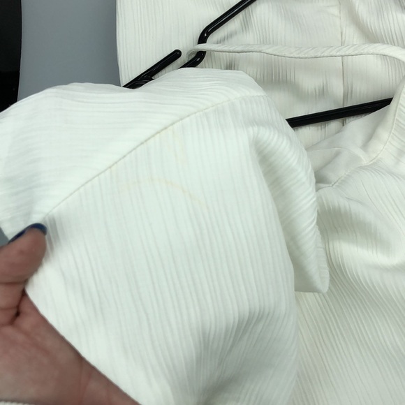 NWT Off White Harper & Me Hi Low Mermaid Peep Sldr - Picture 9 of 13